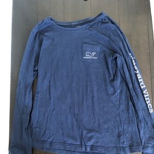 Vineyard Vines navy long sleeve. Size medium